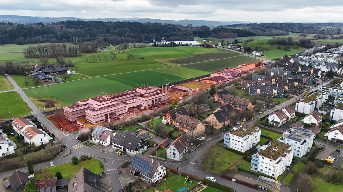 Luftaufnahme des Luppmen-Areals.